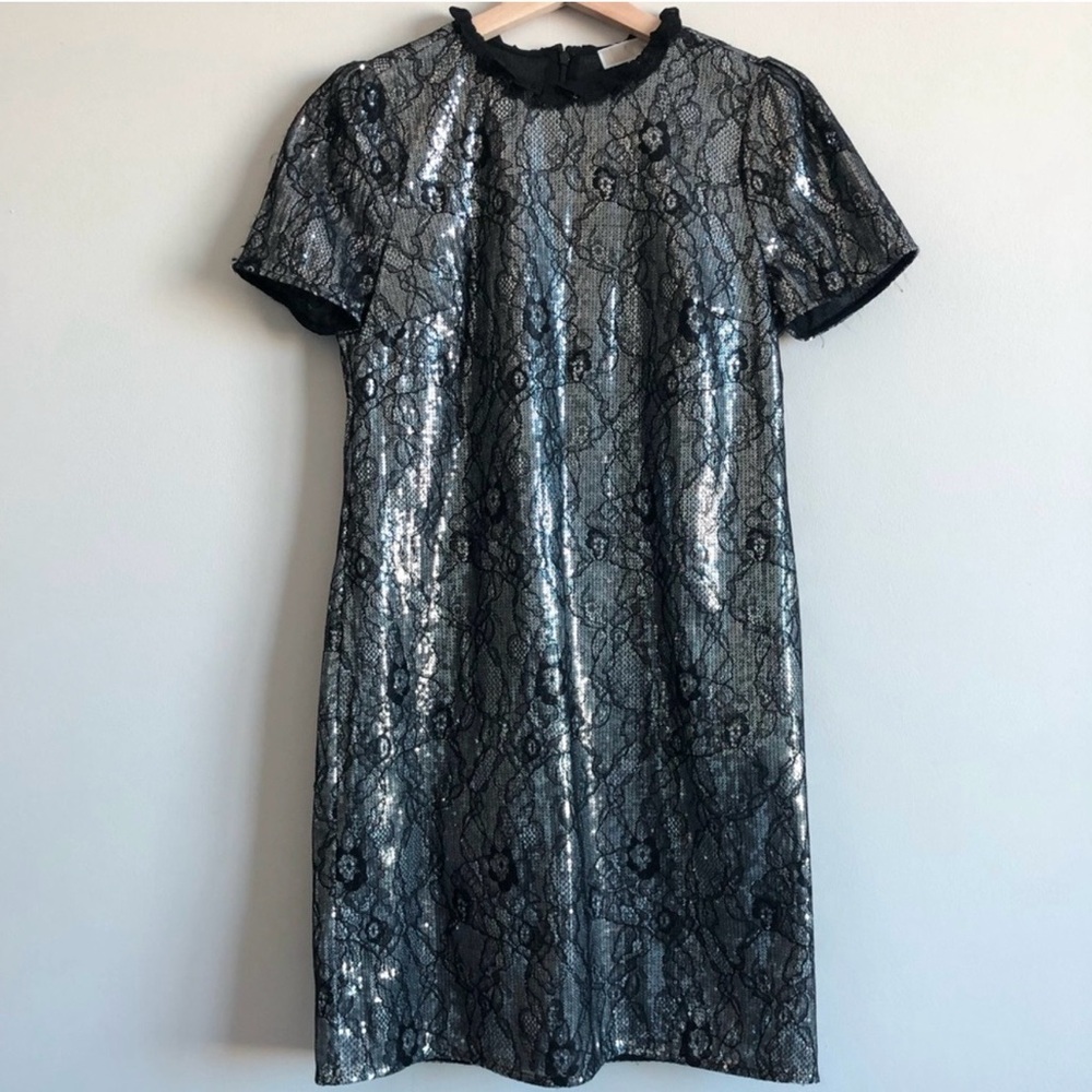 Michael Kors Shimmering Black Silver Sequin Dress
Women’s Size S - Picture 2 of 8